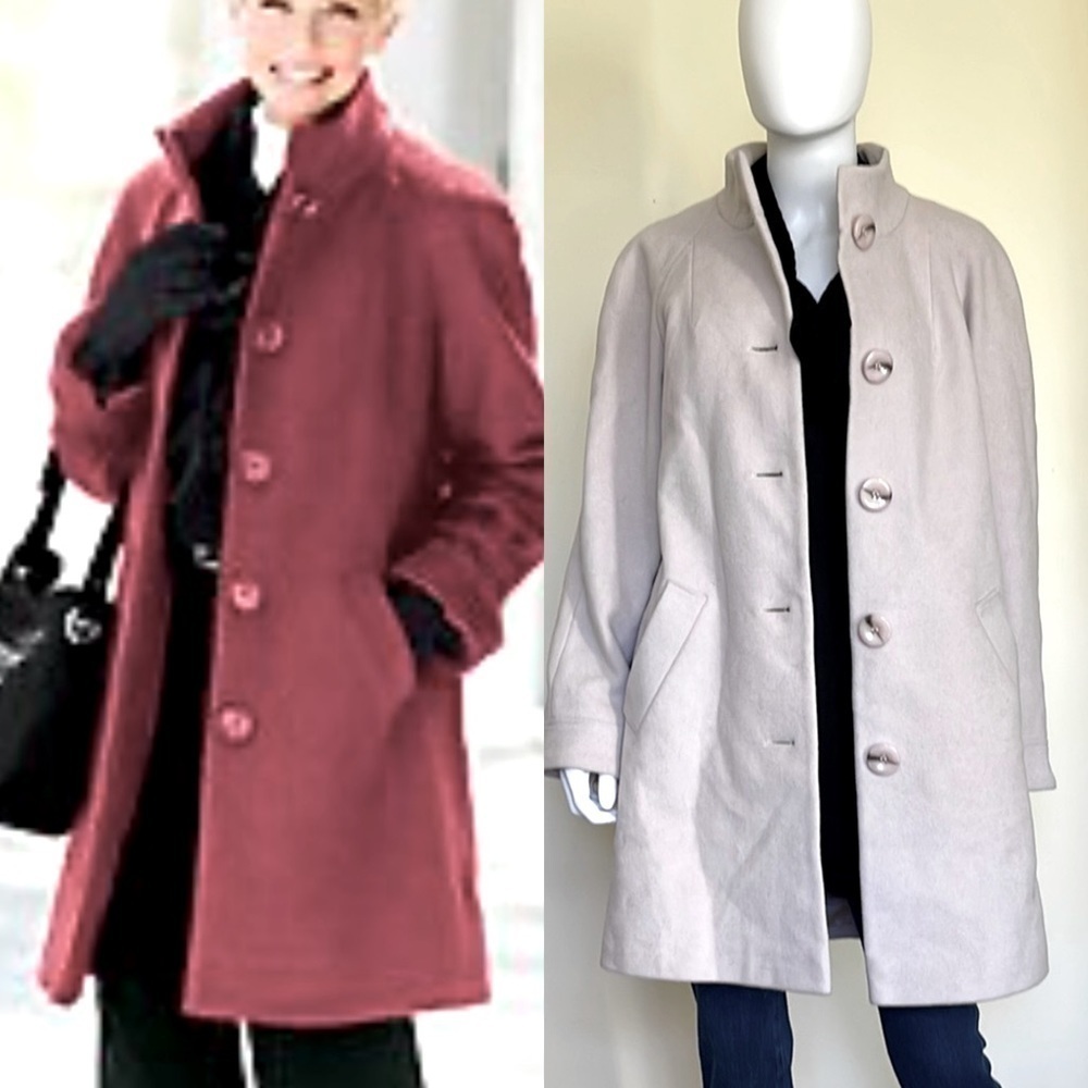 Appleseed’s Classic Wool Blend Coat. Size 12. P/750/A1657